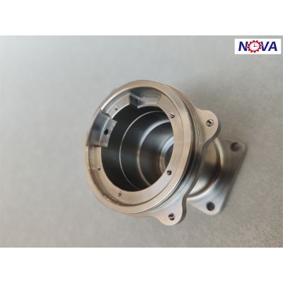 stainless steel motor housing part by cnc machining 